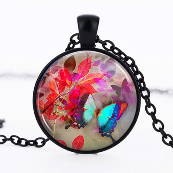 Jewelry - Colorful Butterfly Necklace